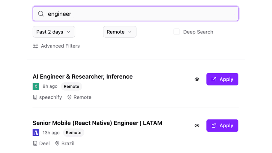 Curated Tech Jobs
